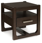 Orleans Furniture - Ashley Furniture - Breckington End Table - Rectangular End Table / Dark Brown - T656-3